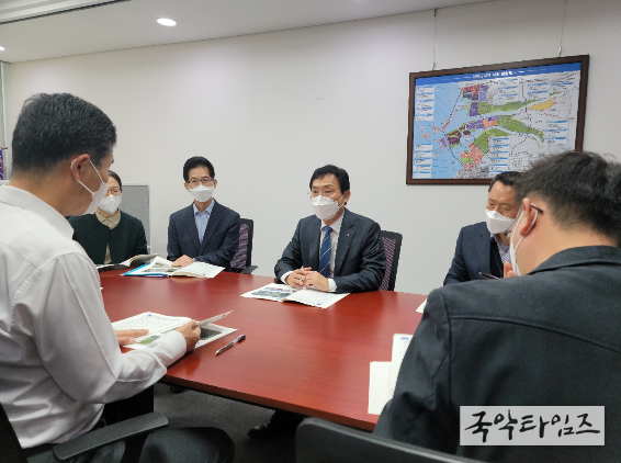 국회 주요 인사면담 지역현안 해결위한 국비반영 건의