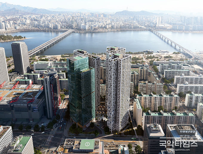 올해 10월 입주 예정인 하이엔드 아파트 ‘브라이튼 여의도’ 전경