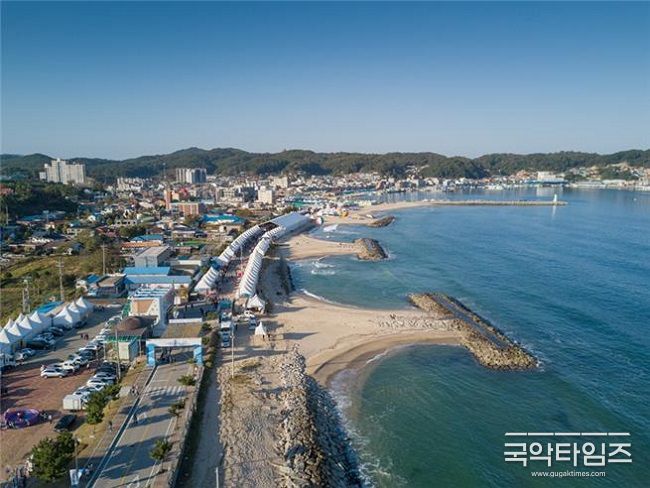 고성통일명태축제 행사장 전경