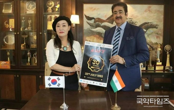한-인도 비즈니스 문화진흥원 (IKBCC), 인도 뉴델리 국제 미디어 엔터테인먼트 상공회의소 (ICMEI) 와 양해각서(MOU) 체결 /한-인도 비즈니스문화진흥원 제공