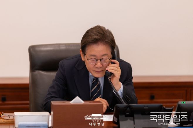 한국·싱가포르 정상 통화(대통령실)