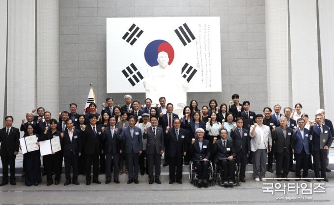 김민석 국무총리는 광복80주년 기념사업 추진위원회 출범식에 참석헸다.