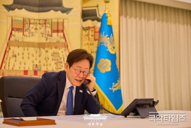 한국·타지키스탄 정상 통화(대통령실)